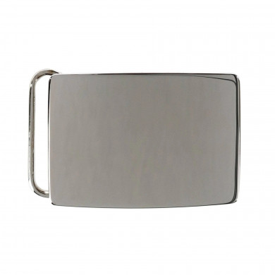 Smooth Edge Sterling Belt Buckle