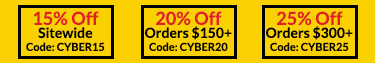 Cyber Monday - Up to 25% Off