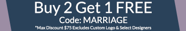 Buy 2 Get 1 Free Code: MARRIAGE