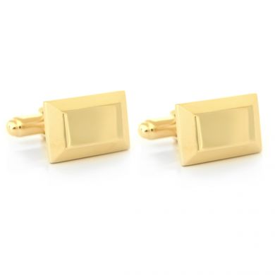 Engravable 18KT Plated Luxurious Cufflinks