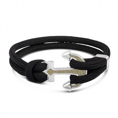 Anchor With Florida Keys Sand Wrap Bracelet