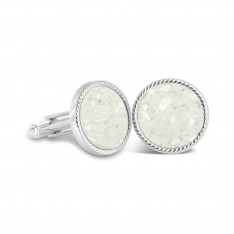 Hamptons Mother Of Pearl Sterling Cufflinks