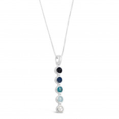 Endless Summer Vertical Bar Sterling Necklace