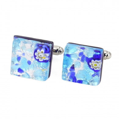 Cielo Murano Glass Cufflinks