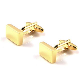 Gold Engravable Cuff links