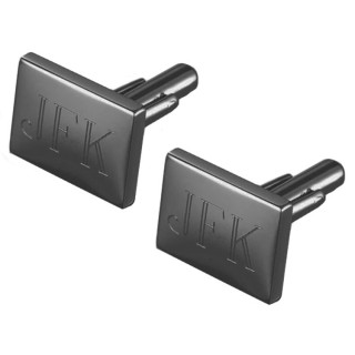 Rectangular Gunmetal Cufflinks