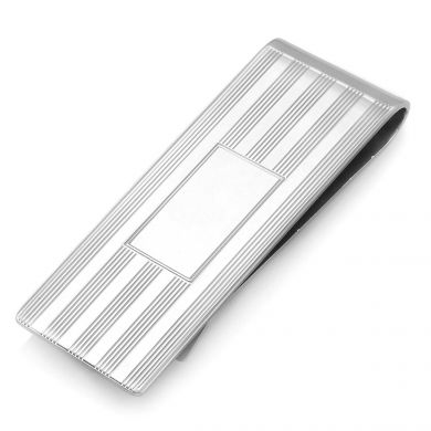 Sterling Engravable Money Clip