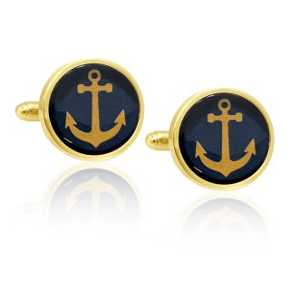 Blue Anchor Cufflinks