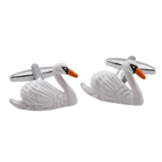 White Swan Cufflinks
