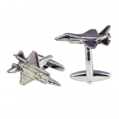 F35 Fighter Jet Cufflinks