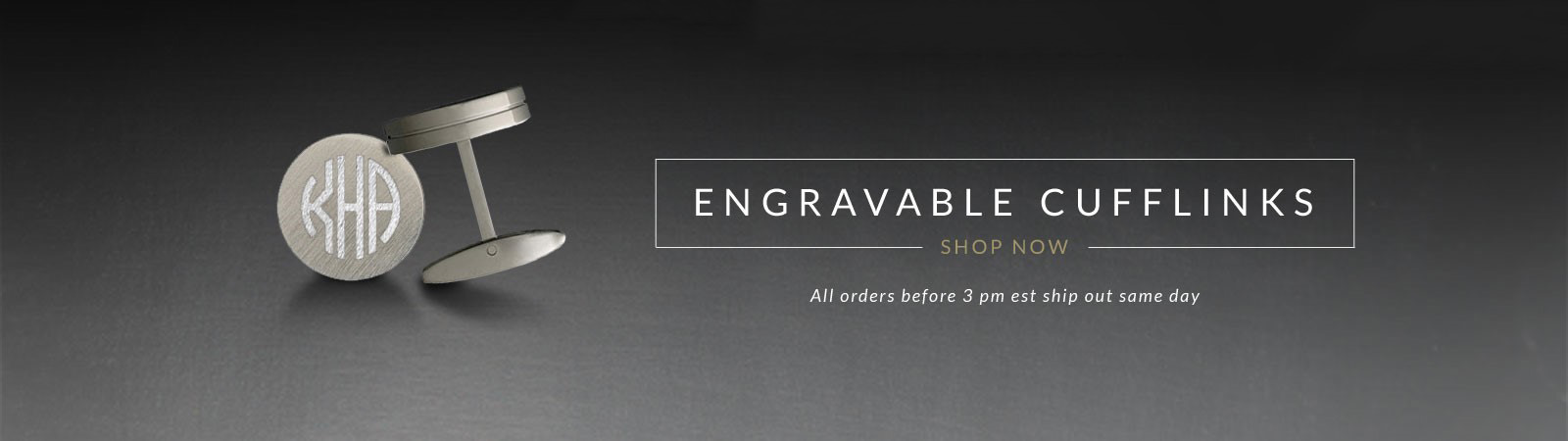 Engravable Cufflinks