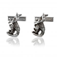 Sterling Kangaroo Cufflinks