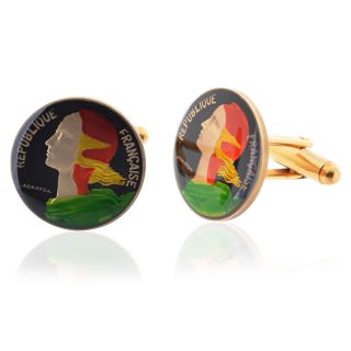 France's Coin Cufflinks