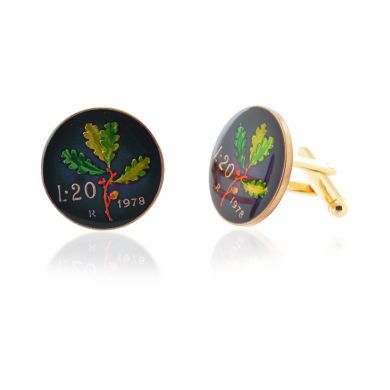 Italy's Leaf Cuff Links