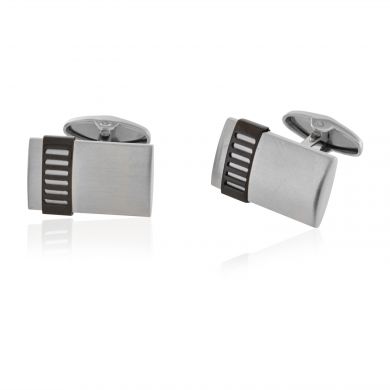 Brushed Black Bar Cufflinks Brushed Black Bar Cufflinks