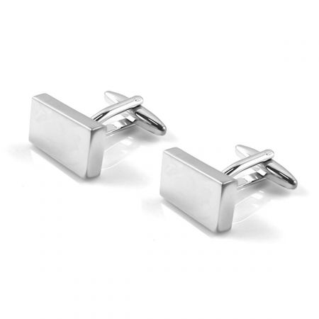 Rectangular Engraved Cufflinks
