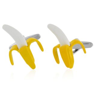 Yellow Banana Cufflinks
