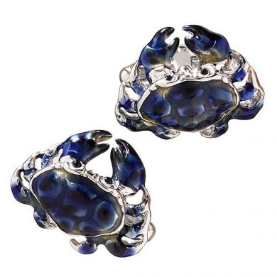 New England Blue Crab Cufflinks