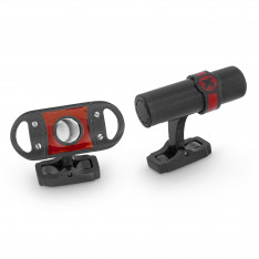 Stainless Steel Cigar and Cutter Cufflinks