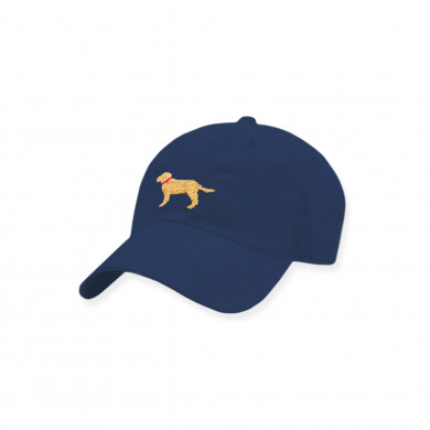 Yellow Lab Needlepoint Performance Hat