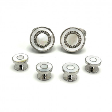 Antique MOP Stud Set