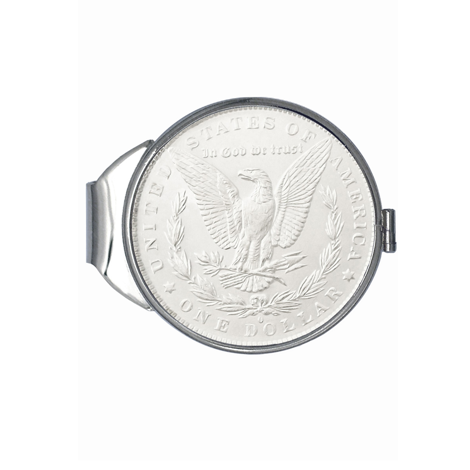 Morgan Silver Dollar Stainless Steel Money Clip | Vintage Coin