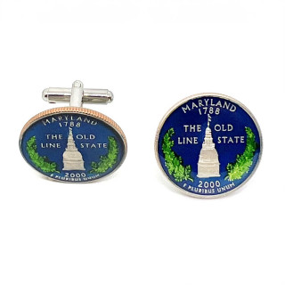 Maryland Quarter Cufflinks
