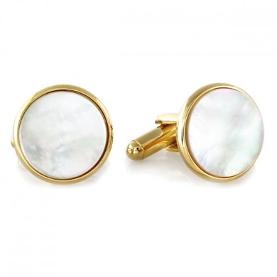 Gold & Mother of Pearl Cufflinks
