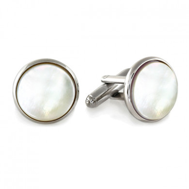 Silver & Mother of Pearl Cufflinks