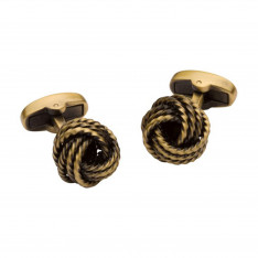 Antique Brass Knot Cufflinks