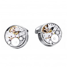 Stainless Steel Watch Movement Cufflinks
