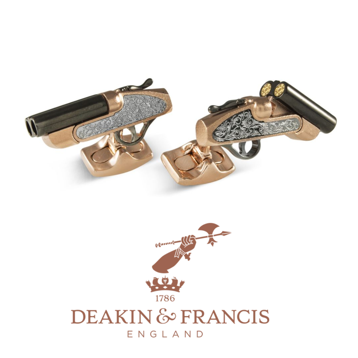 Deakin and Francis England | Shotgun Moveable Cufflinks