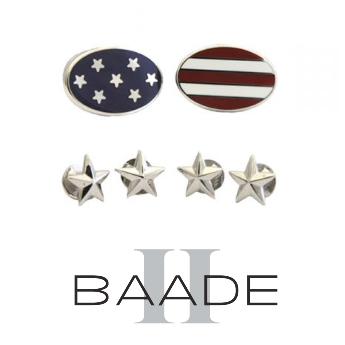 Baade | Stars and Stripes Stud Set