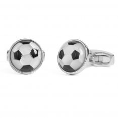 Mother of Pearl Soccer Ball Cufflinks