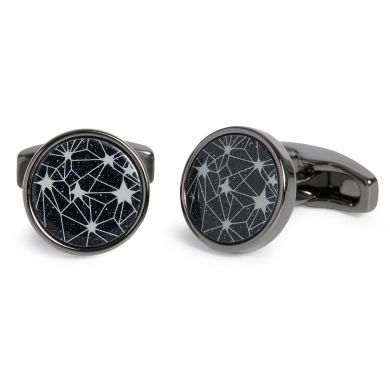 Galaxy Blue Goldstone Cufflinks