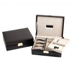 Brown Watch and Jewelry Case