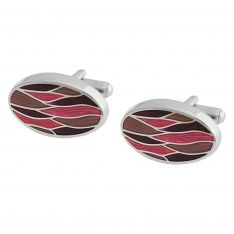 Spectrum Oval Cuff Links