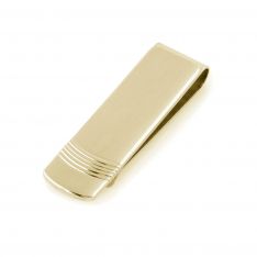 Gold Engravable Money Clip