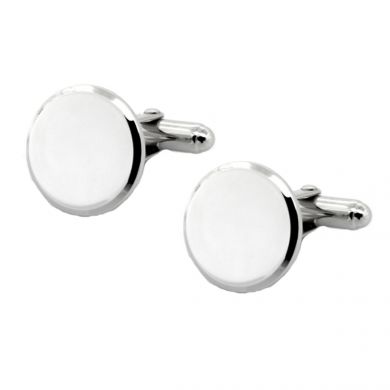 Sterling Bevel Edge Cufflinks