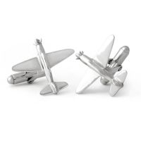 Airplane Cufflinks - Pilots Wings, Bi-Planes, Jets, Helicopters 