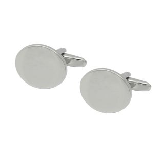 Oval Engravable Cufflinks