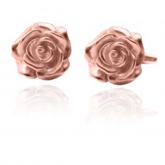 Rose Gold Flower Bloom Cufflinks