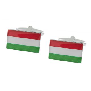 Hungary Flag Cufflinks