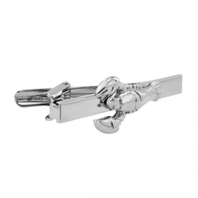 Silver Lobster Tie Clip