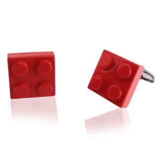 Red Lego Cufflinks