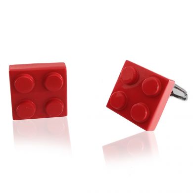 Red Lego Cufflinks