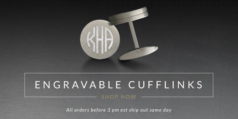 Engraved Cufflinks