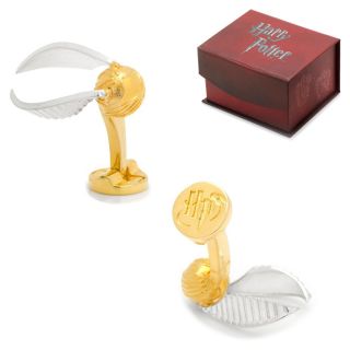 3D Golden Snitch Harry Potter Cufflinks