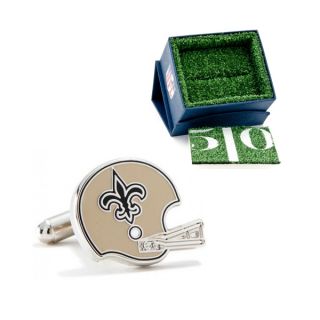 Retro New Orleans Saints Helmet Cufflinks