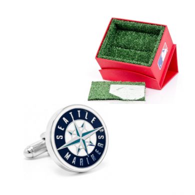 Round Seattle Mariners Cufflinks